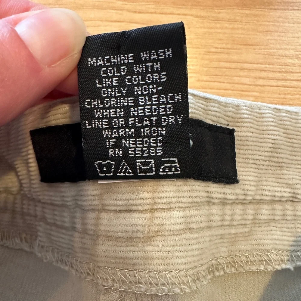 Express Stretch Corduroy Pants - Wide Leg - 7/8R - Picture 7 of 16